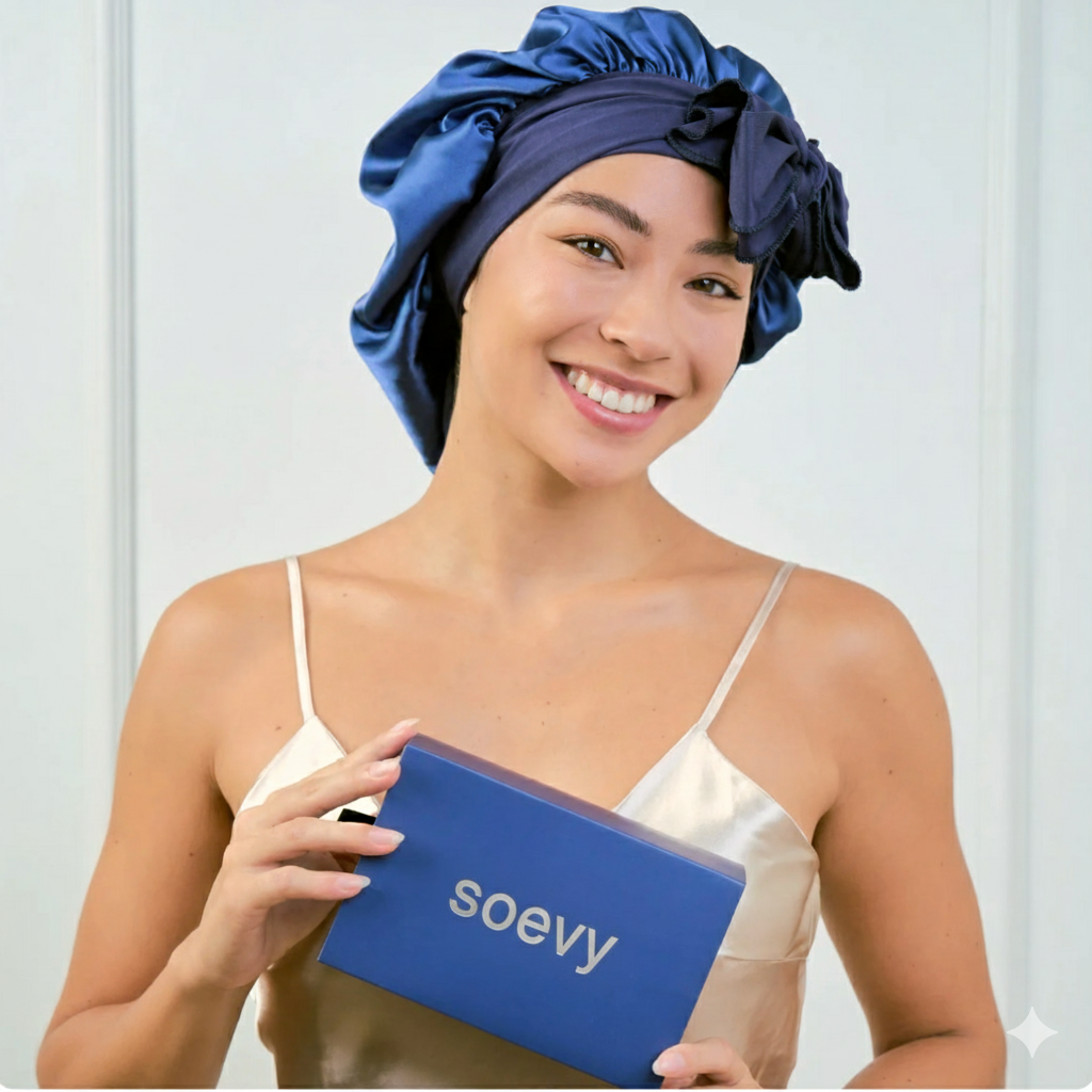 Schlafhaube aus 100 % Maulbeerseide™